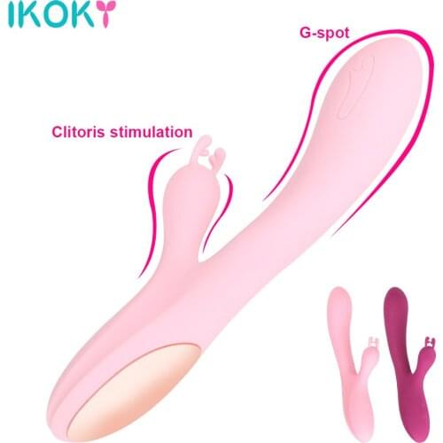 Sex Toys for Women 10 Speeds Vaginal Pussy Massager G-Spot Clitoris Stimulator Rabbit Dildo Vibrator 2 Motors Cute Deer