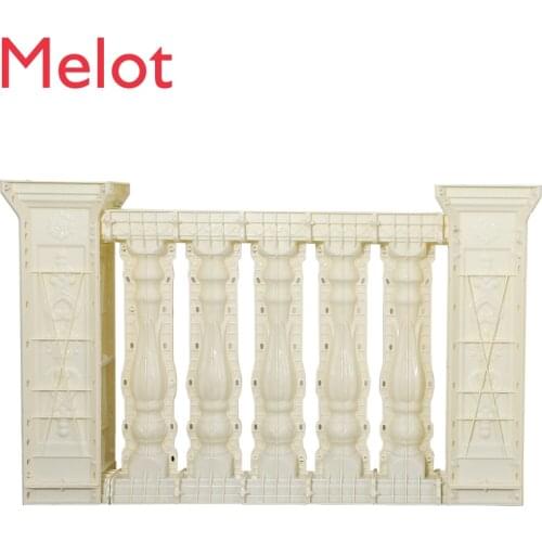 Roman Column Mold European Style Villa Line Fence Handrail Balcony Fence Cast-in-Place Vase Column Cement Railing Mold Quality