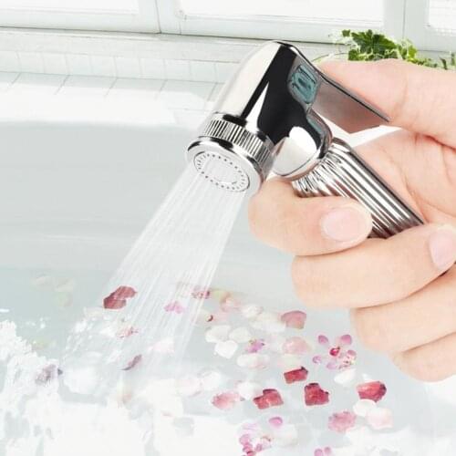 G1/2" Adjustable Bidet Spray Head Toilet Bidet Sprayer with Hook Floor Cleaning Spray Head toilet bidet Bathroom Supplies