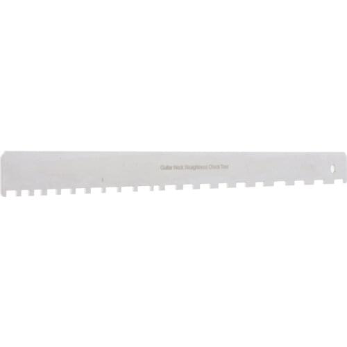 Stainless Steel Notched Straight Edge Guitar Luthiers Tool, String Action Ruler Gauge for Most Guitar