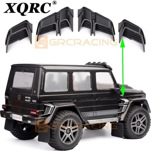 Simulation decoration Wheel eyebrow Side exhaust ventilation grille kit For 1/10 RC Crawler Car Traxxas TRX4 G500 TRX6 G63