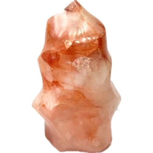 Crystal quartz natural fire quartz crystal flame crystal torch for home decoration
