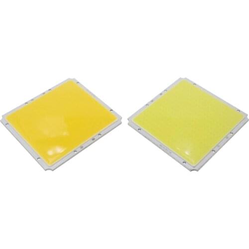 10pcs 100x95mm 50W 12V DC Square LED COB Strip White Warm White LED FLIP Chip on board For 21V Light COB led Strip lamp