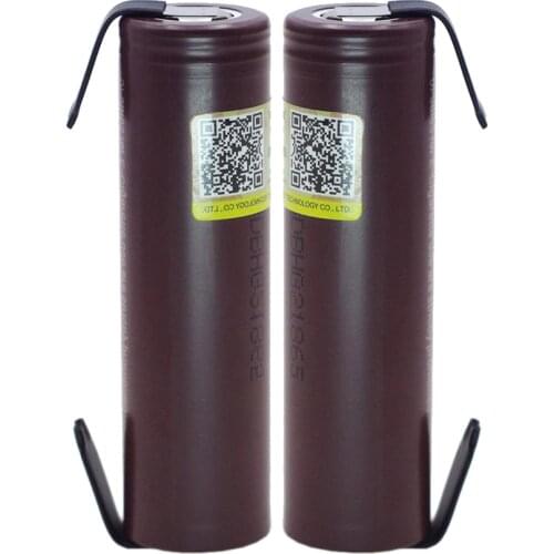 Liitokala 100% New HG2 18650 3000mAh Rechargeable battery 18650HG2 3.6V discharge 20A Power batteries + DIY Nickel