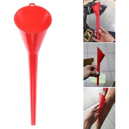Multi-function Red/Yellow Motorcycle Car Long Mouth Funnel Engine Machine Funnel Fueling Funnel Gasoline Oil Diesel Additive