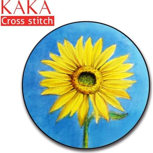 Cross stitch kits,Embroidery needlework sets with printed pattern,11CT-canvas for Home Decor Painting,Flowers Full NCKF230