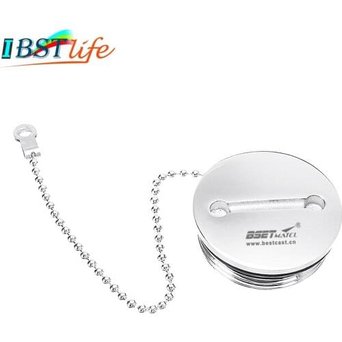 1.5 inch Marine Grade Stainless Steel Deck fill filler Cap Fuel Water with rubber gasket Sealing Boat Replacement Accessories