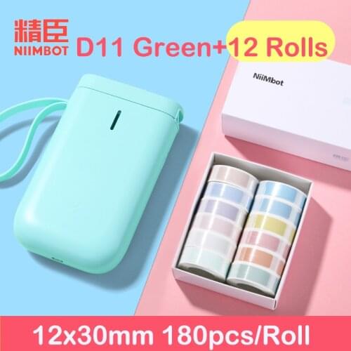 Niimbot With Gift Box D11 / D61 Morandi Set, Hot Self Adhesive Label, Hand Bead Material, Small Label, Graffiti, Paper Printers