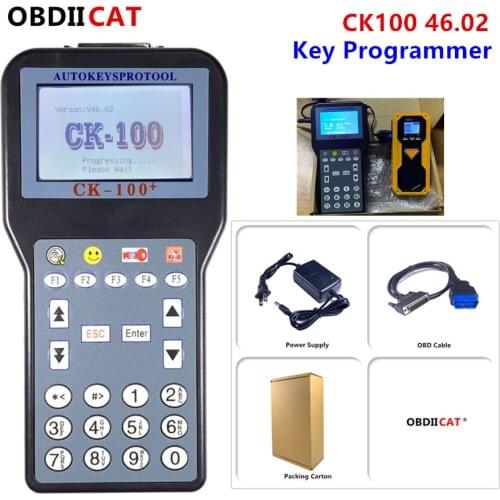 2020 OBDIICAT New Auto Key Programmer CK100 Car Key Maker V99.99/V46.02 Latest Generation of SBB CK 100 With 7 Language