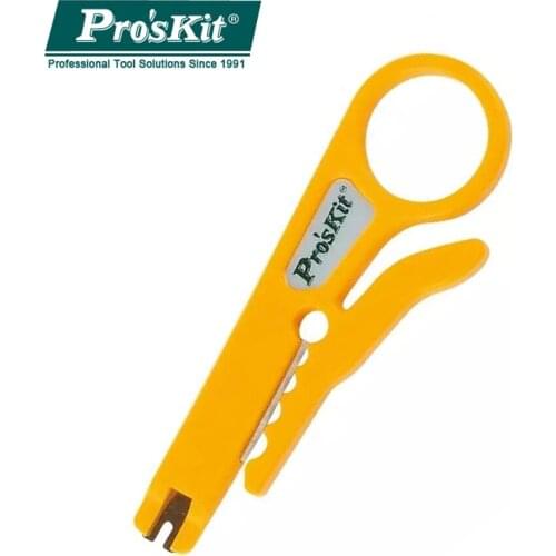 Original ProsKit 8PK-CT001 Cable Stripper(94mm) Wire Stripping Crimping Tool Wires For Crimping Card Wire Tool Made Wire Cutter