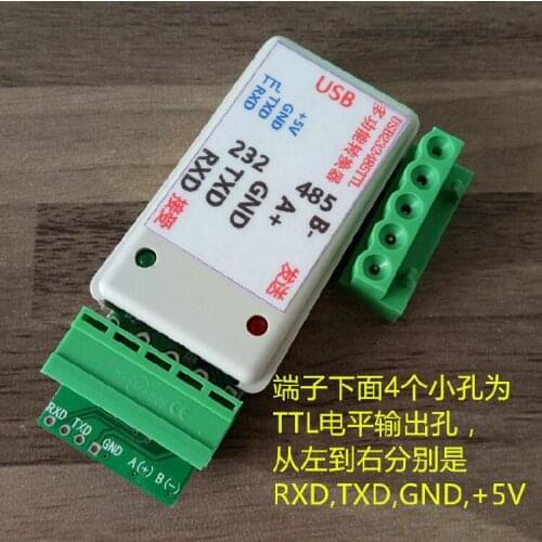 3 in1 USB TO RS485 USB TO RS232 232 TO 485 converter adapter With LED Indicator