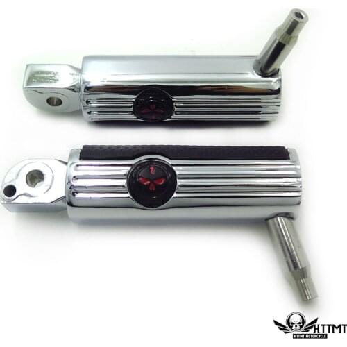 Aftermarket free shipping Defiance Footpegs Chrome For 1995-2008 Suzuki Intruder 1400/Boulevard S83 (Rear)