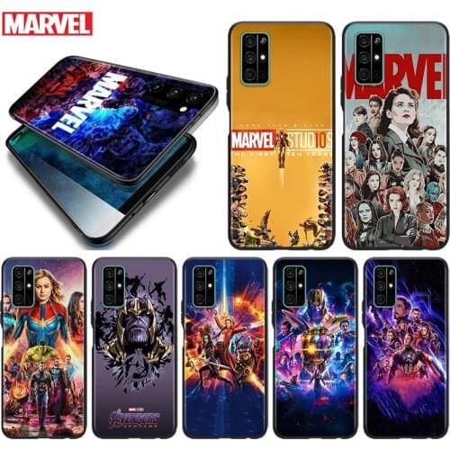 Silicone Cover Marvel Avengers Assemble For Honor 9 9S 9A 9C 9X 9N 9i V9 10 10i 10X X10 Lite Pro Shockproof Phone Case