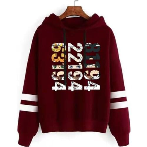 Unisex Sport Sweatshirt The Promised Neverland Hoody Anime Long Sleeve Streetwear Tops Harajuku Men/women