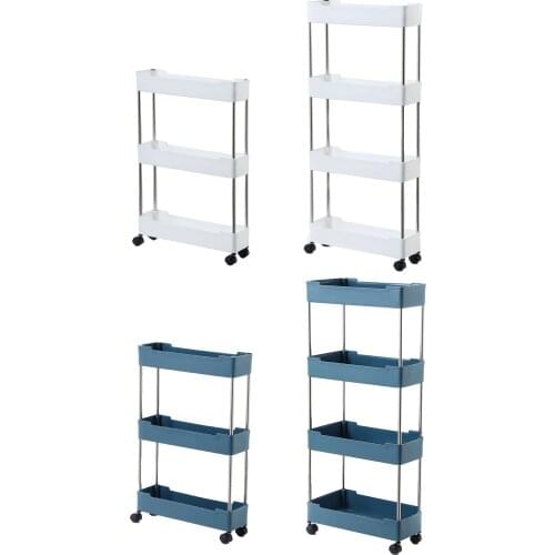 Slim Kitchen Storage Carts Wheels Trolley Bathroom Storage Organization Cart With Wheels Storage Shelves Bathroom Accessories
