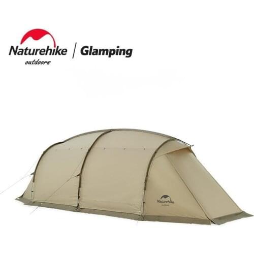 Naturehike Aries Tunnel Tent Outdoor UV Proof Camping Tent Windproof And Rainproof Camping Tent One Room And One Living Room