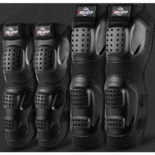 Universal motorcycle riding anti-fall knee pads four-piece off-road equipment protective gear summer breathable