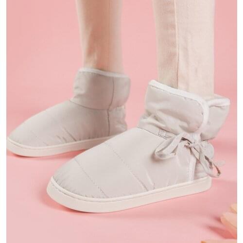 Womens Winter Snow Boots Keep Warm Down Cotton Shoes Woman Solid Waterproof Plus Velvet Non-slip Outdoor Ankle Boots Female