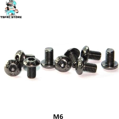 100%Original YFS M6x6 /8 /10/12/14/16/20/25 Grade 12.9 Hexagon Socket Head Cap Screw Bolt Black Nickel Plate M6 screw