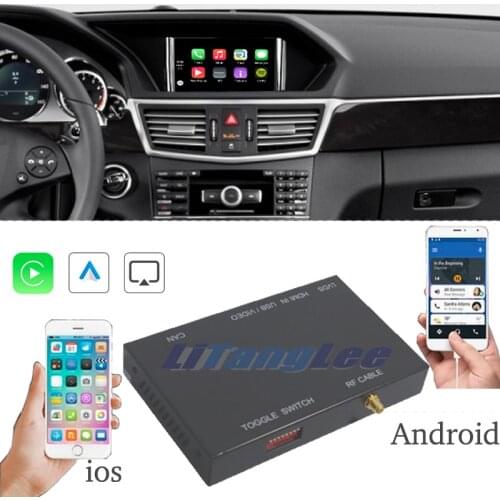 Car Camera Carplay Decoder Adapter Mirror Link Display Android Auto Play 360 BirdView For Mercedes Benz E MB W212 NTG APS