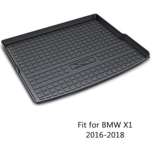 For BMW X1 F48 2021 2016 2017 2018 2019 2020 Car-styling Boot Tray Anti Slip Waterproof Mat Accessories Car Cargo Rear Trunk Mat