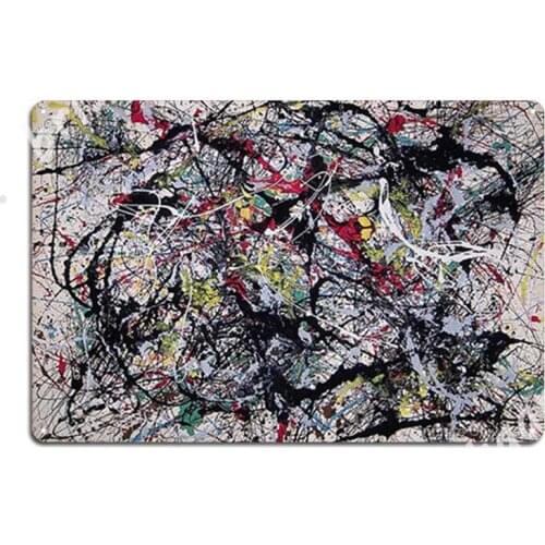 Jackson Pollock Metal Signs Wall Mural Poster Living Room Retro Tin sign Posters