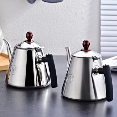 1.2L Thickened 304 Stainless Steel Kettle Induction Cooker Household Flat Bottomed Teapot