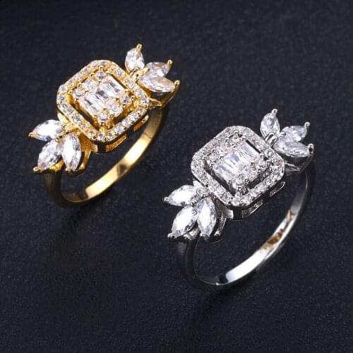 Jankelly Brand Famous Luxury Engagement Wedding Wrap Rings for Women Bridal Cubic Zircon Dubai Accessories Finger Ring Jewelry 2