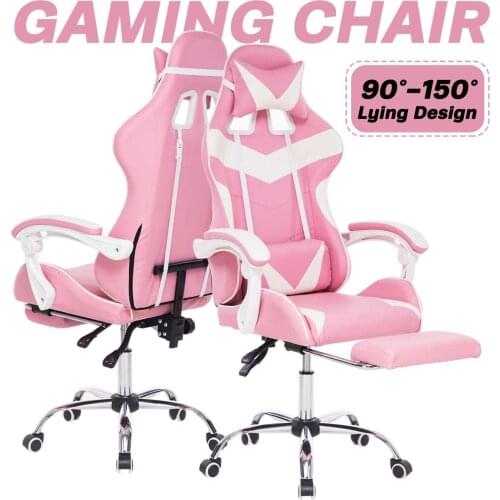 Gaming Chairs Office Chair 150 Degree Reclining Computer Chair Comfortable Executive Computer Seating Racer Recliner PU Leather