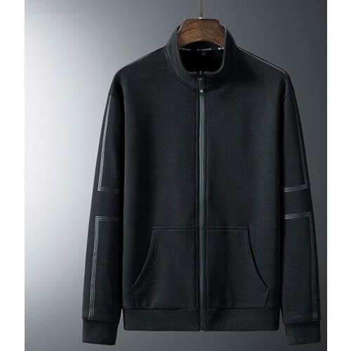 Mens For Oversized Stand Collar Sweatshirts Jacket With Zipper Harajuku Streetwear 2021 Brand Fashion Men Zipper Sweatshirts