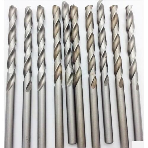10pcs/set Twist Drill Bit Set Brocas Metal Staight Shank Drill 5.5mm 93mm Length Power Tools