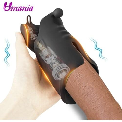 Penis Sleeve Vibrator Glans Vibrator Sex Toys for Men Penis Trainer Glans extender, Toys for Adults Male Masturbation sex shop