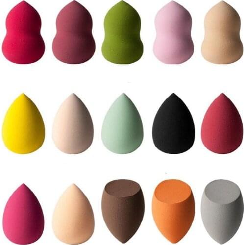 New 1pcs Female Makeup Sponge Foundation Sponges Cosmetic Powder Puff Face Makeup Blender Beauty Make Up Tools & Accessories