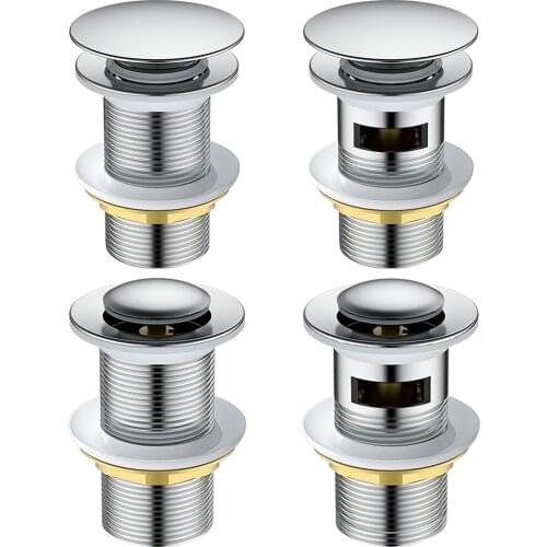 Sink Drain Stopper Bathroom Drain Stainless Steel Anti-Clogging