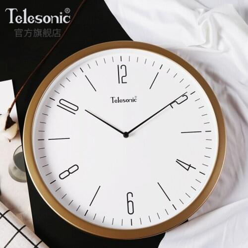 Metal Gold Luxury Wall Watch Living Room Large Simple Silent Bedroom Kitchen Wall Clocks Gold Reloj Cocina Loft Decor ZB5WC