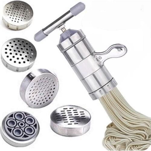 Manual Stainless Steel Noodle Maker Press Pasta Machine Crank Cutter Fruits Juicer Cookware Making Spaghetti Tools WF108