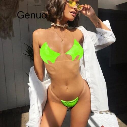 Sexy Micro Bikini Set Women Swimsuits Female Swimwear Thong Bikinis Brazilian Biquini Bathing Suit Beachwear