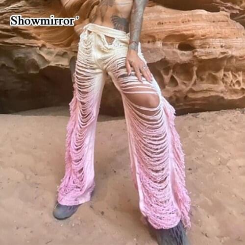 Женские свободные брюки Showmirror China At AliExpress