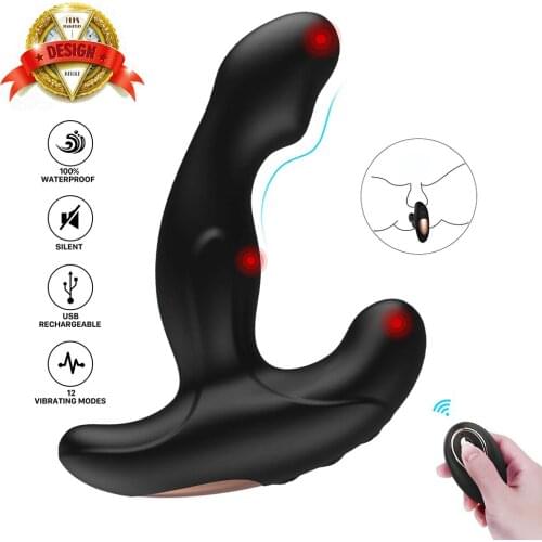 G-Spot Rear Court Device Wireless Remote Control Vibration Silicone Rear Court Plug Male Prostate Massager Adult Toy