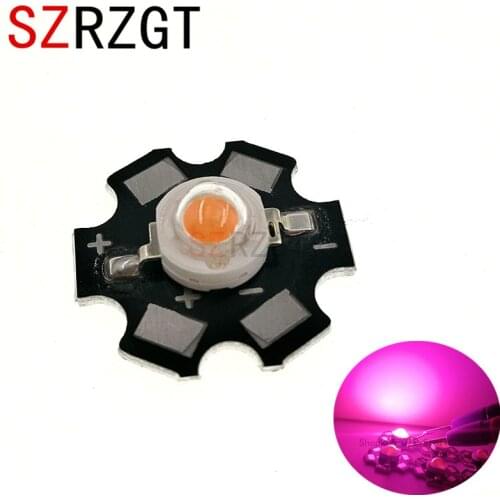 100PCS 3w full spectrum 400nm ~840nm led chip ,45mil 3w led diode for indoor plant grow