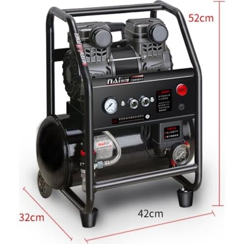 Air pump air compressor Small silent industrial grade air compressor Oil-free air compressor for woodworking painting Mini air