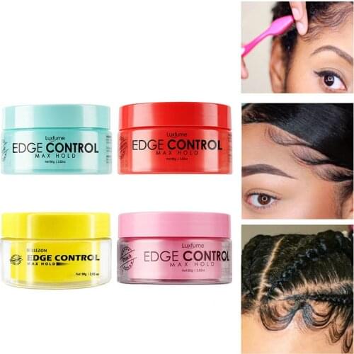 YOHAPPY Men Female Hair Oil Wax Cream Edge Control Hair Styling Cream Broken Hair Finishing Anti-Frizz Hair Fixative Gel