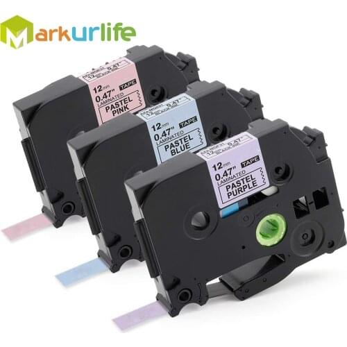 Compatible P Touch Label Tape for Brother Ptouch PT-D210 PTH110 PT-D200 Standard Laminated Replace TZe-MQF31 TZe-MQ531 TZe-MQE31