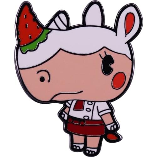 Animal Crossing Summer-Time Merengue Hard Enamel Pin Adorable Game Villager Gift