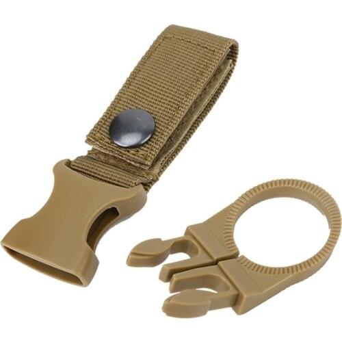 1 PC Hanging Buckle Portable Water Bottle Ring Holder Clip For Backpack Belt Outdoor Camping