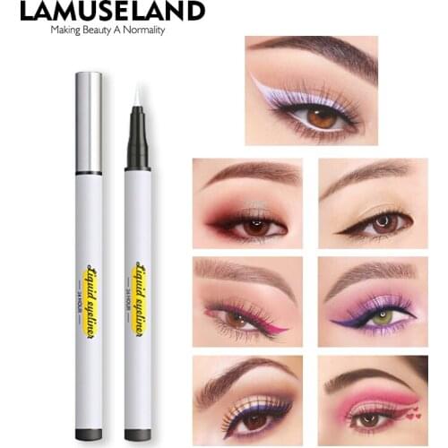 1PC Eyeliner Liquid Waterproof Easy To Wear Makeup Matte Eye Liner Long-lasting Quick-drying Smooth Eyeliner Maquiagem TSLM1