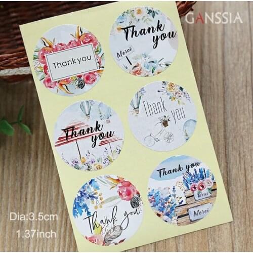 100pcs/lot Multifunctional Flower DIY Handmade Craft Label Sticker for Gift Package Envelope Seal Stationery Stickers(ss-736)