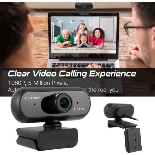 1080P Full HD Autofocus Webcam With Noise Reduction Mic USB Web Camera Video Conference For Laptop Computer