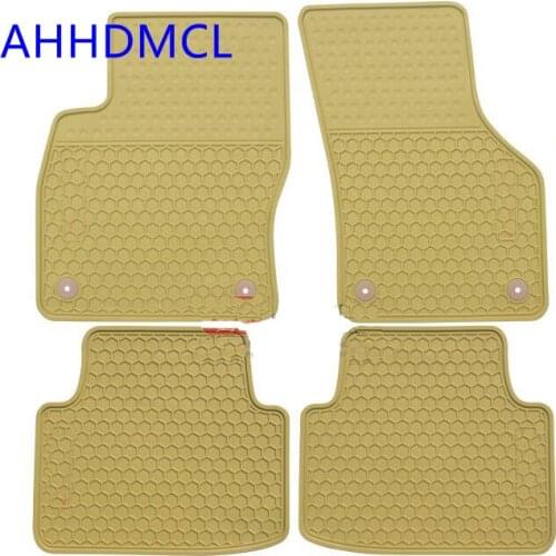 Car Rubber Floor Mats Anti-Slip Mat Carpets Feet Pad Custom Fit For Passat Variant 2016 2017 2018 2019 Left Hand Drive