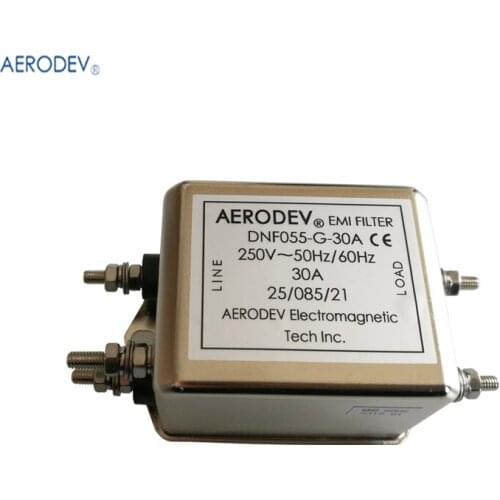 Aerodev Power Supply filter DNF055-G-30A Single Phase EMI Filter 30A 250V 50-60Hz CE approved DNF055 Series